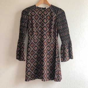 ALC Silk Geometric Mini Dress Size 4